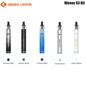 Originele Geekvape Wenax S3 Pod Kit Stylus 3 18W Vape 1100mAh Batterij 2ml S Cartridge 0.8/1.2ohm Vaporizer Elektronische Sigaret