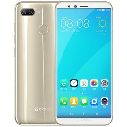 Téléphone portable d'origine Gionee F6 4G LTE 3 Go de RAM 32 Go de ROM Snapdragon 8937 Octa Core Android 5,7 pouces plein écran 13,0 MP ID d'empreintes digitales Smart Mobile Phone