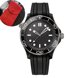 OMG Watch Automatic Sea 300m Mens Watch Ceramic Bezel Luxurys Watch Sports Automatic Watches Movimiento Mecánico Oroiogio Montre de Luxe con Box 007 Reloj