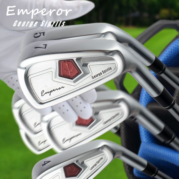 Clubs de golf originaux Ensemble de fers George Spirits Précision forgée 4-9 Pw (7PCS) Meulage manuel Droitier UPS DHL FEDEX Livraison gratuite