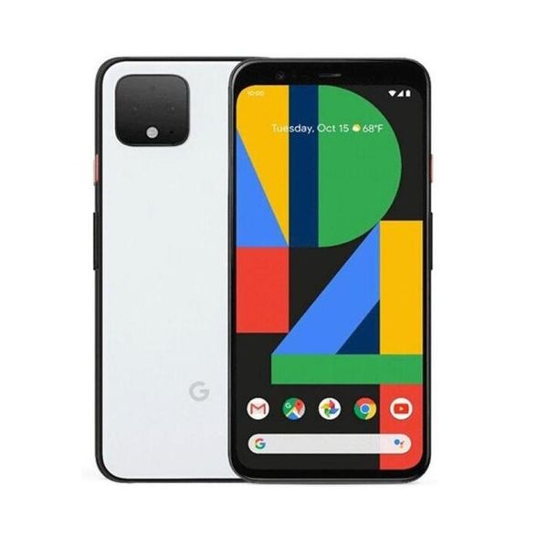 Téléphones mobiles d'origine Google Pixel 4 XL débloqués OEM Octa Core 64 Go 128 Go ROM 63 pouces 16MP Android 10 4G Lte5291103