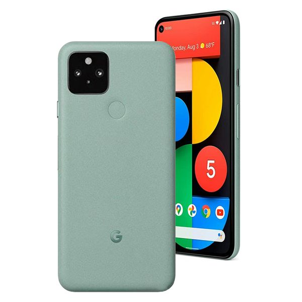 Téléphone portable d'origine Google Pixel 5 5G 8 Go de RAM 128 Go de ROM Snapdragon 765G Android 6,0 pouces Plein écran 16MP HDR NFC Face ID Fingerprint Smart Cellphone