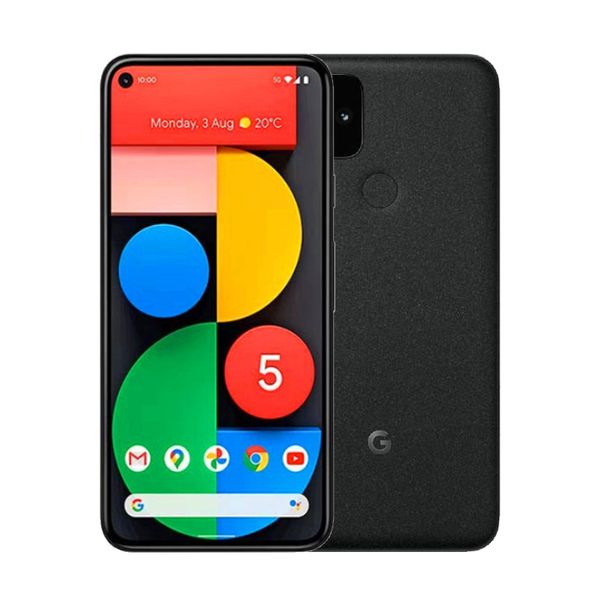 Téléphone portable d'origine Google Pixel 5 5G 8 Go de RAM 128 Go de ROM Snapdragon 765G Android 6,0 pouces Plein écran 16,0 MP HDR NFC Face ID Empreinte digitale 4080 mAh Téléphone portable intelligent