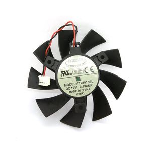 Ventilador de refrigeración de tarjeta gráfica Original para MSI R4830 R4850 N9600GT N9600GSO T128015SL 12V 0.19A