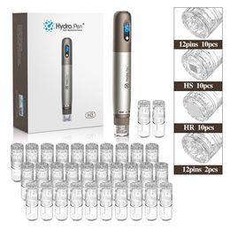 Originele H3 Hydra Mesotherapie Pen met 32 stuks Naalden voor Acne Litteken Striae Hydrateren Draai Huidverjonging Hydraterende