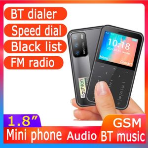Téléphones portables débloqués d'origine H888 portable étudiant petite carte de crédit 2G GSM téléphone portable avec MP3 Bluetooth caméra ultra-mince double cartes Sim mini téléphone portable