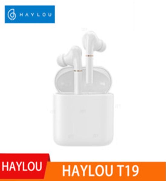 Original Haylou T19 charge sans fil TWS Bluetooth casque APTX capteur infrarouge tactile sans fil écouteurs suppression de bruit2926869