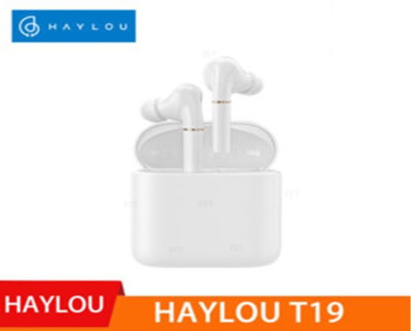 Original Haylou T19 charge sans fil TWS Bluetooth casque APTX capteur infrarouge tactile sans fil écouteurs suppression de bruit4562383