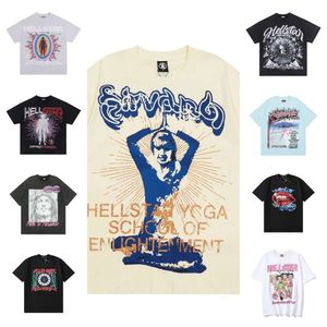 Hellstar Shirt Original Designer Chemises courtes Hommes Plus T-shirts Top Qualité 100% Hellstar T-shirt Unisexe À Manches Courtes T-shirts Tops High Street Rétro Femmes T-shirt yp
