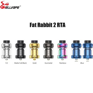 Originele Hellvape Fat Rabbit 2 RTA Tank 4 ml/6.5 ml met 810 Drip Tip Postless Building Deck elektronische Sigaret Verstuiver