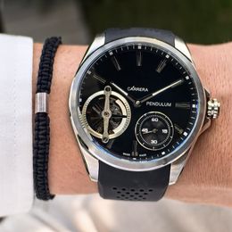 Montre pour hommes d'origine Grand Carrera Pendule Watches Mouvement mécanique Designer de haute qualité Man Montre de Luxe Dhgate Nouveau