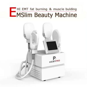 Original Hiemt Sculpt minceur Portable EMS construction électrique Muscle 4 poignées de traitement contrôle l'énergie non invasive