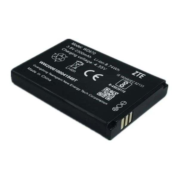 Batterie d'origine de haute qualité 2300mA pour le corps ZTE WD670 2 KB-OSH150-2300 TELE 2 OSH-150 4G LTE POCKE WIFI ROUTER TÉLÉPHON