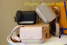 Original de haute qualité femmes fourre-tout créateur de mode sacs à main de luxe sacs à main chaîne sac marque classique Flip en cuir mat sacs à bandoulière sac à bandoulière 19cm 58554