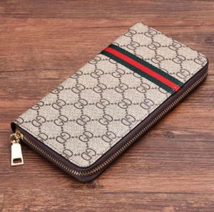 Designers de haute qualité d'origine portefeuille Fashion Long Zippy Flower Wallet Classic Zipper Pocket Pallas Sac Zip Coin Purse avec boîte 2024