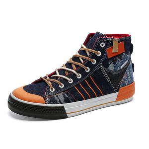 Originele hoge top casual canvas schoenen groothandel mannen vrouwen ademende en lichtgewicht trainers sport sneakers maken een wandeling