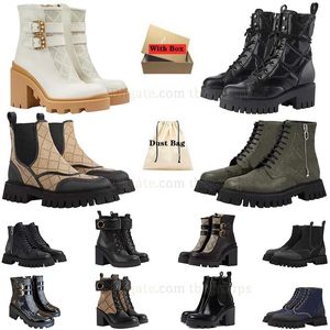 Botas altas originales Martin para mujer Bota de plataforma Botas de desierto para mujer Bota con cordones Botas de tobillo Cremallera Zapato Oxford de goma Botines de nieve de invierno con caja eur35-43