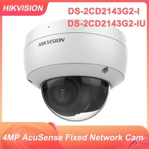 Original Hikvision versión en inglés DS-2CD2143G2-I y DS-2CD2143G2-IU Cámara de red domo fija AcuSense de 4 MP