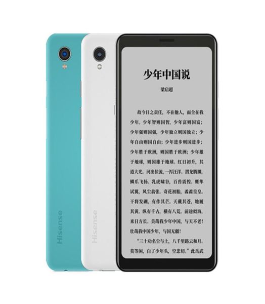 Téléphone portable d'origine Hisense A5 4G Facenote Ireader romans Ebook Pure Eink 4 Go de RAM 64 Go de ROM Snapdragon 439 Android 584quot Ful1005261