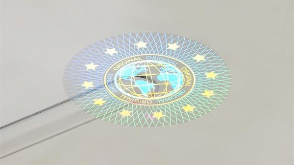 Pegatinas holográficas originales Etiqueta de seguridad a prueba de manipulaciones Etiqueta de garantía transparente vacía personalizada 20x20 mm 2000 piezas 2206077515604