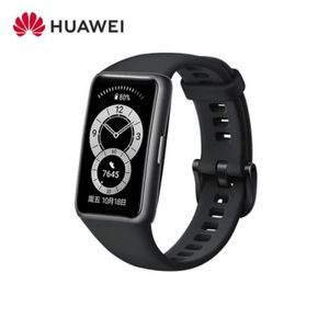 Original Huawei Band 6 Smart Band Blood Oxygen 1.47 Pantalla Rastreador de ritmo cardíaco Monitoreo del sueño Pulsera deportiva inteligente