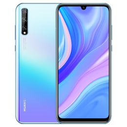 Originele Huawei Geniet van 10S 4G LTE mobiele telefoon 6 GB RAM 64 GB ROM KIRIN 710F OCTA CORE ANDROID 6.3 "Full-screen 48MP vingerafdruk-ID mobiele telefoon