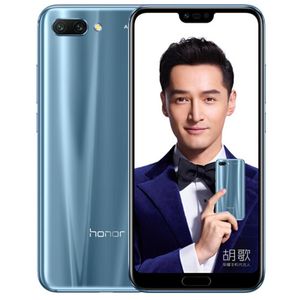 Téléphone portable d'origine Huawei Honor 10 4 Go de RAM 128 Go de ROM 4G LTE Kirin 970 Octa Core Android 5,84 pouces Plein écran 24MP NFC Smart Mobile Phone