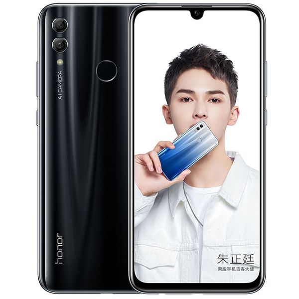 Téléphone portable d'origine Huawei Honor 10 Lite 4G LTE 4 Go de RAM 64 Go de ROM Kirin 710 Octa Core Android 6.21 