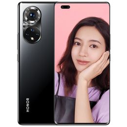 Originele Huawei Honor 50 Pro 5G Mobiele Telefoon 8GB RAM 256 GB ROM Snapdragon 778G 108.0mp HDR NFC 4000 MAH Android 6.72 "OLED Full Screen FingerPrint ID Face Smart Mobiele Telefoon