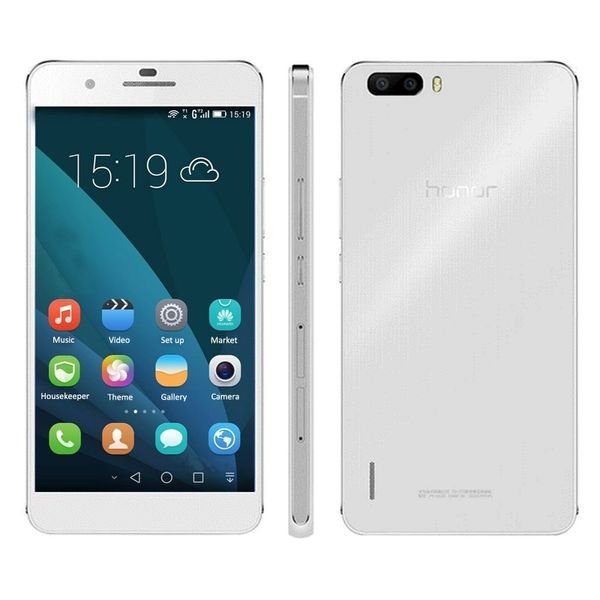 Téléphone portable d'origine Huawei Honor 6 Plus 4G LTE Kirin 925 Octa Core RAM 3 Go ROM 16 Go 32 Go Android 5,5 pouces 8MP NFC OTG téléphone portable intelligent