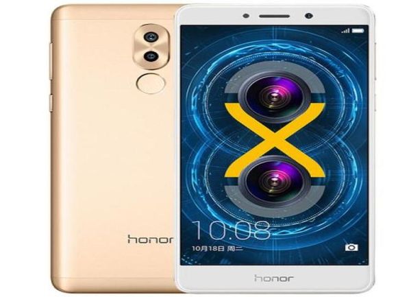 Téléphone portable d'origine Huawei Honor 6X Play 4G LTE 4 Go de RAM 32 Go 64 Go ROM Kirin655 Octa Core 55quot 12MP ID d'empreintes digitales 3340mAh Sma5468484