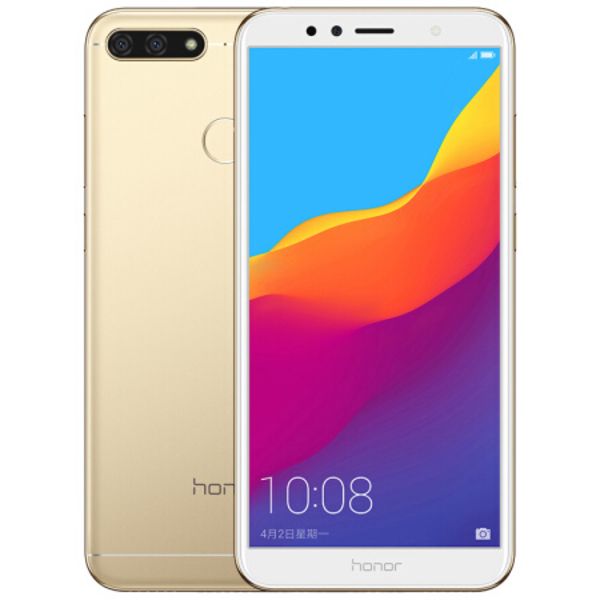 Téléphone portable d'origine Huawei Honor 7A 4G LTE 2 Go de RAM 32 Go de ROM Snapdragon 430 Octa Core Android 5,7 pouces 13MP ID d'empreintes digitales Smart Mobile Phone