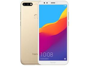 Téléphone portable d'origine Huawei Honor 7C 4G LTE 4 Go de RAM 32 Go de 64 Go de ROM Snapdragon 450 Octa Core Android 5,99 pouces 13MP Face ID Smart Mobile Phone