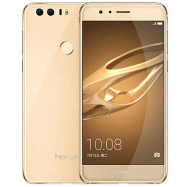 Téléphone portable d'origine Huawei Honor 8 4G LTE Kirin 950 Octa Core 3 Go de RAM 32 Go de ROM Android 5,2 pouces 12MP ID d'empreinte digitale NFC Smart Mobile Phone