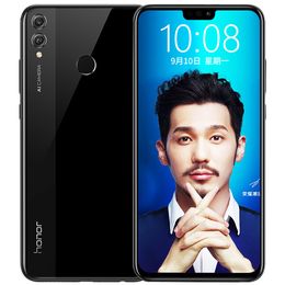 Originele Huawei Honor 8x 4G mobiele telefoon 4GB RAM 64 GB 128 GB ROM KIRIN 710 OCTA CORE ANDROID 6.5 "Volledig scherm 20mp Vingerafdruk ID Mobiele Telefoon