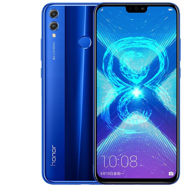 Teléfono celular original Huawei Honor 8X 4G LTE 6GB RAM 128GB ROM Kirin 710 Ocra Core Android 6.5 