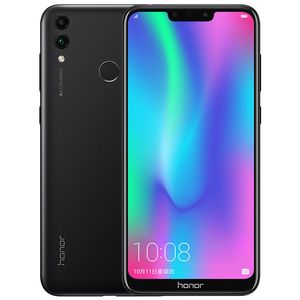 Téléphone portable d'origine Huawei Honor Enjoy 8C 4G LTE 4 Go de RAM 32 Go 64 Go de ROM Snapdragon 632 Octa Core 6,26 pouces 13,0 MP ID d'empreinte digitale Téléphone portable