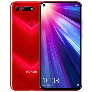 Téléphone portable d'origine Huawei Honor V20 View 20 4G LTE 6 Go de RAM 128 Go de ROM Kirin 980 Octa Core Android 6,4 pouces 48MP ID d'empreinte digitale téléphone portable
