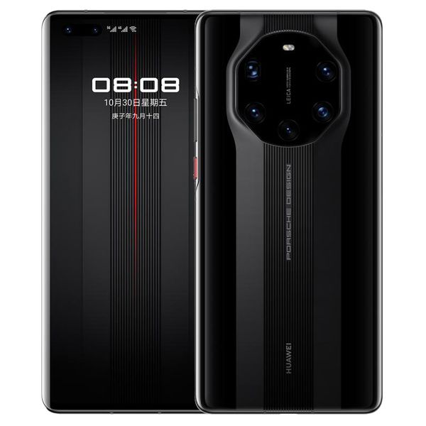 Original Huawei Mate 40 RS Porsche Design 5G Teléfono móvil 12GB RAM 256GB ROM Kirin 9000 50.0MP NFC OTG HarmonyOS 6.76 