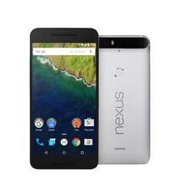 Teléfono celular original Huawei Nexus 6P 4G LTE 3GB RAM 32GB 64GB ROM Snapdragon 810 Octa Core Android 5.7 "12.0MP Identificación de huellas dactilares Teléfono móvil