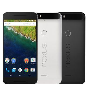 Originele Huawei Nexus 6P 4G LTE mobiele telefoon 3GB RAM 32GB 64 GB ROM Snapdragon 810 Octa Core Android 5.7 inch 12mp Vingerafdruk ID Mobiele Telefoon