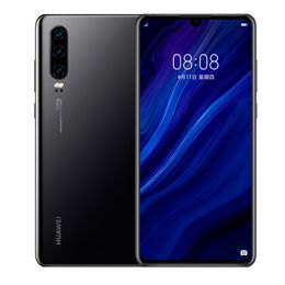 Originele Huawei P30 4G LTE mobiele telefoon Smart 8GB RAM 128 GB 256 GB ROM Kirin 980 Octa Core 40.0MP AI NFC Android 6.1 "OLED VULLENS VINGERPREINT ID FACE Telefoon