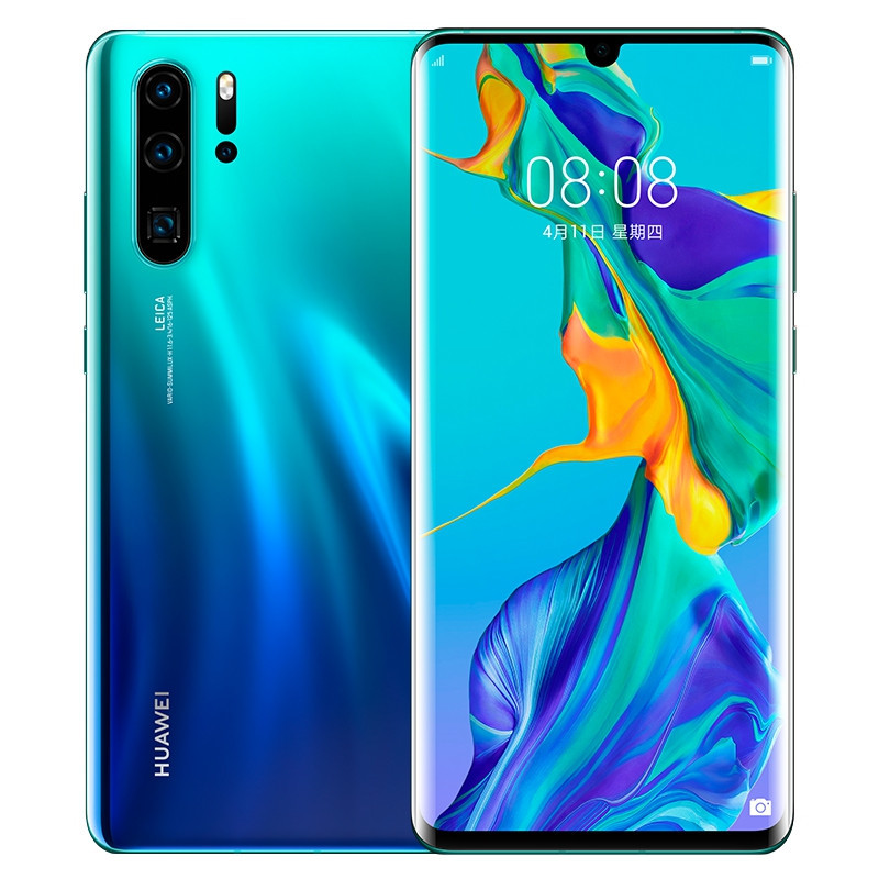 오리지널 Huawei P30 Pro 4G 휴대 전화 스마트 8GB RAM 256GB ROM KIRIN 980 OCTA CORE 40.0MP NFC Android 6.47 