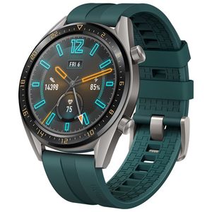 Montre intelligente d'origine Huawei Watch GT avec moniteur de fréquence cardiaque GPS NFC 5 ATM Bracelet étanche Sports Tracker Watch pour Android iPhone iOS