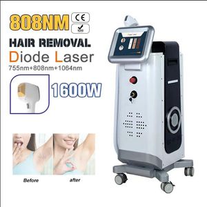 Origineel Ice Platinum 1600W diode laser 808 diode laser ontharing machine huid Herjuvening Professless Hair Verwijder schoonheidsmachine