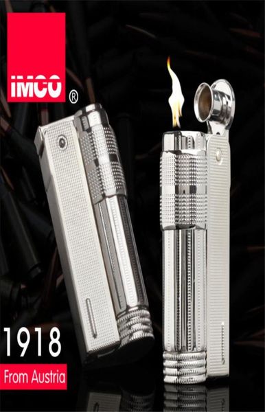 IMCO d'origine plus légère vieille essence plus légère authentique cigarette en acier inoxydable briquet briquet briquet tabac lightes 2687583