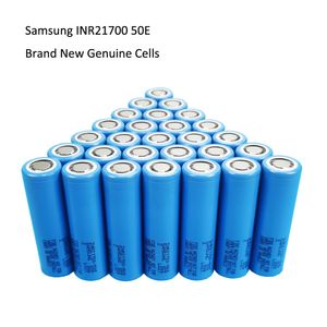 Cellules lithium-ion d'origine INR21700 50E 3.6V 5000mAh pour batterie de vélo électrique 10S4P 13S4P 14S4P 16S4P 500W 750W 1000W Ebike Akku