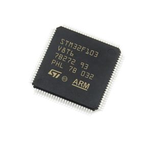 Nouveaux Circuits intégrés d'origine MCU STM32F103V8T6 STM32F103 puce ic LQFP-100 72MHz 128KB microcontrôleur