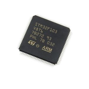 Nieuwe originele geïntegreerde circuits MCU STM32F103V8T6 STM32F103 IC CHIP LQFP-100 72MHz 128KB Microcontroller