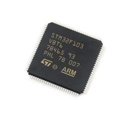 Nouveaux circuits intégrés d'origine MCU STM32F103VBT6 STM32F103 puce ic LQFP-100 72MHz 128KB microcontrôleur